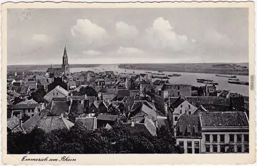 Ansichtskarte Emmerich (Rhein) Panorama-Ansichten 1936