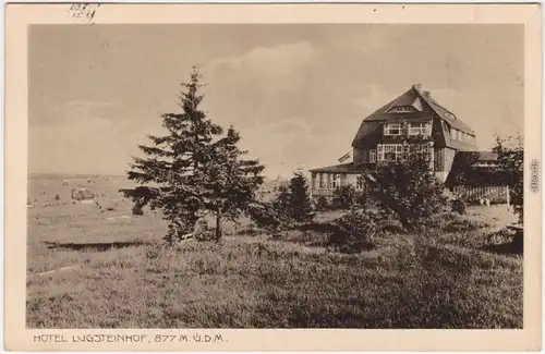 Zinnwald Georgenfeld-Altenberg (Erzgebirge) Bahnstation 1935