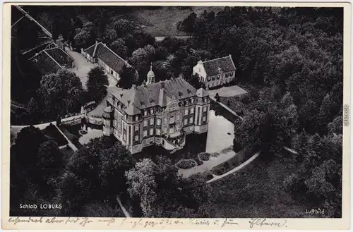 Ostbevern Luftbild Schloß Loburg Ansichtskarte Warendorf 1939