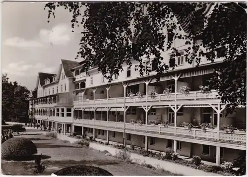 Schömberg (Schwarzwald) Waldsanatorium - Außenansicht mit Gartenanlage 1975 