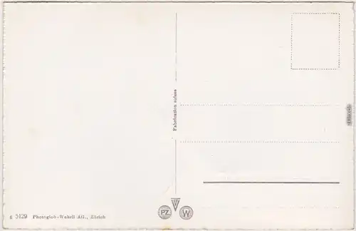 Zürich Überblick über die die Stadt und dem Limmat zum Zürichsee  Alpen 1968