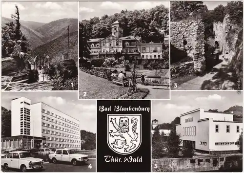 Bad Blankenburg 1. Am Griesbachfelsen, 2. FDGB-Erholungsheim "Am Goldberg 1984