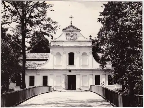 Foto Ansichtskarte Zwierzyniec okowy kosciolek na wyspie z 1741 r. 1965