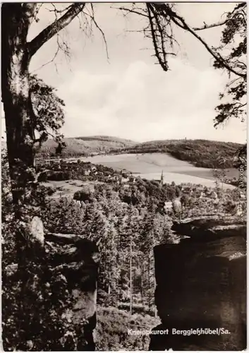 Berggießhübel Bad Gottleuba-Berggießhübel Panorama über den Kurort 1977/1976