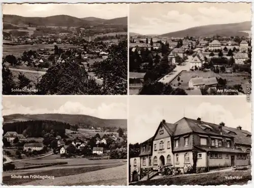 Sohland (Spree) Załom , Rathaus, Schule am Frühlingsberg, Volkshaus 1965/1964