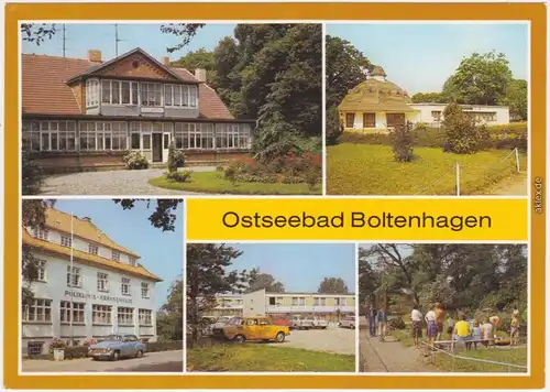 Boltenhagen "Haus am Meer", Pavillon-Bar, Poliklinik  Krankenhaus Minigolf 1987