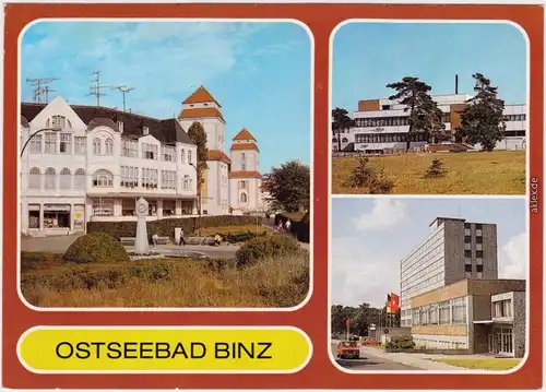 Binz Rügen Strandpromenade, Urlauberrestaurant, FDGB-Erholungsheim "Arkona 1986