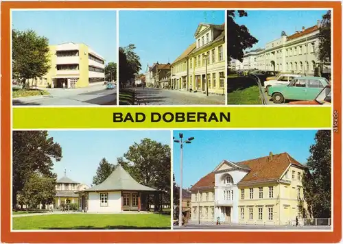 Bad Doberan  Rostocker Straße, Severinstraße, August-Bebel-Straße 1984