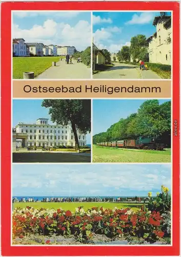 Heiligendamm Bad Doberan Strandpromenade (2),  Haus Mecklenburg, "Molli" 1984