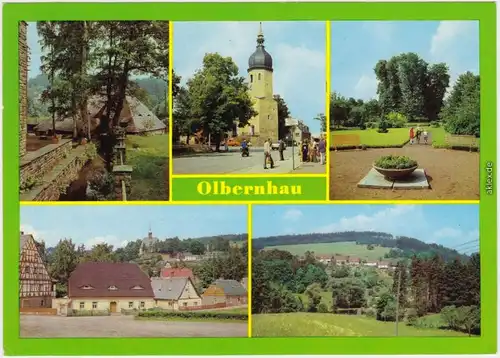 Olbernhau  Denkmal "Saigerhütte Grünthal" - Museum Ernst-Thälmann-Platz 1981