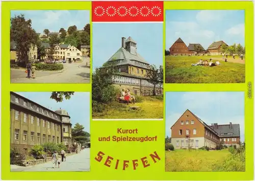Seiffen (Erzgebirge HO-Gaststätte "Buntes Haus Spielzeugmuseum, Bergbaude 1981