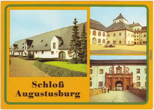 Augustusburg Schloss Augustusburg ansichtskarte Mehrbild 1981