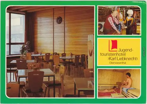 Oberwiesenthal Jugendtouristenhotel "Karl Liebknecht" 1982