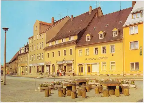 Oederan Platz der Befreiung Ansichtskarte 1981
