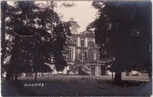 Ludwigsburg Lust- und Jagdschlösschen Favorite Foto Ansichtskarte  1925