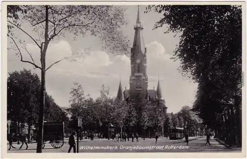 Rotterdam m Wilhelminakerk Kirche  Oranjeboomstraat Oranjeboomstraße 1935