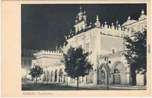 Ansichtskarte Krakau Kraków Tuchhalle Ansichtskarte 1942