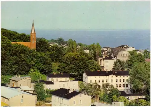 Ansichtskarte Sassnitz Saßnitz Panorama-Ansichten 1984