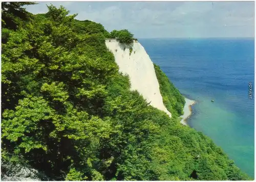 Ansichtskarte Rügen Stubbenkammer am Königstuhl 1984