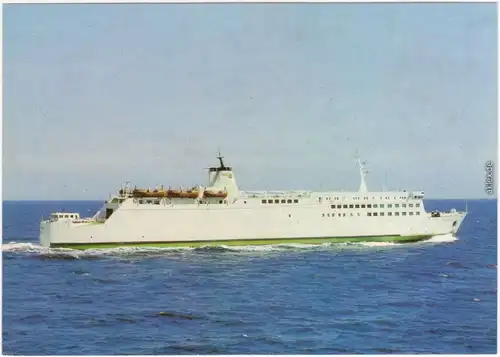 Ansichtskarte Saßnitz Fährschiff "Rügen" Ansichtskarte 1984