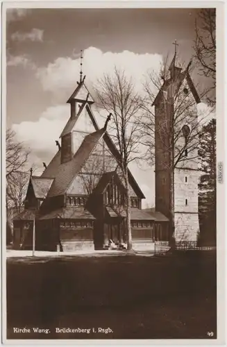 Brückenberg-Krummhübel Karpacz Górny Karpacz Stabkirche Wang - 1932