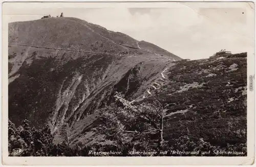 Krummhübel Karpacz Schneekoppe/Sněžka/Śnieżka   und Schlesierhaus 1935