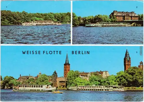 Berlin 1. Luxusschiff  Langen See, 2. Luxusschiff am Köpenicker Schloß,  1979