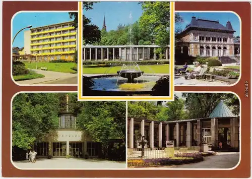 Bad Elster Sanatorienkomplex "Clara Zetkin", Wandelhalle,  Marienquelle,  1982