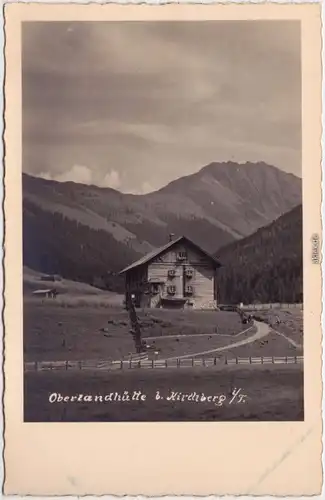 Kirchberg am Wechsel Oberlandhütte mit Bergpanorama 1929 