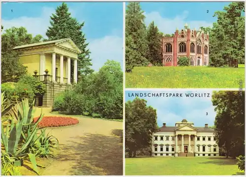 Ansichtskarte Wörlitz Oranienbaum-Wörlitz Wörlitzer Park 1972