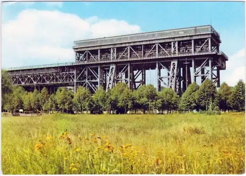 Niederfinow Schiffshebewerk Ansichtskarte 1974