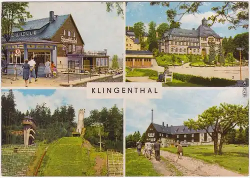 Klingenthal HOG Sport-Hotel Rathaus Große Aschbergschanze Jugendherberge   1984