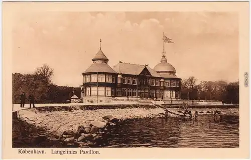Ansichtskarte  Kopenhagen København Langlinies Pavillon 1924