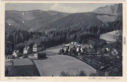 Bad Charlottenbrunn Jedlina-Zdrój Villen am Karlshain b Waldenburg 1930