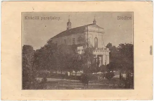 Siedlce Kosciol parafjainy  Masovian Masowien mazowiecki Ansichtskarte 1916