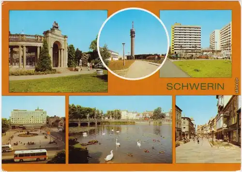 Schwerin S   Hotel "Stadt Schwerin" am Grunthalplatz,Hermann-Matern-Straße 1985