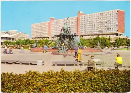 Mitte -Berlin Neptunbrunnen (Begasbrunnen) Ansichtskarte 1982/1979