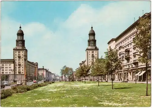 Berlin Frankfurter Tor Ansichtskarte 1968