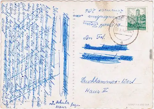 Ansichtskarte Torgau Schloss Hartenfels 1962