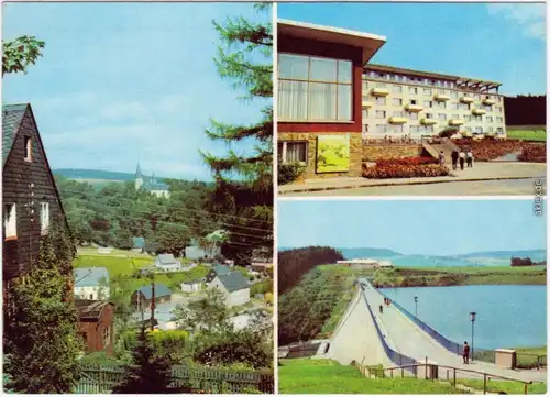 Cämmerswalde Neuhausen (Erzgebirge) Blick auf Neuhausen, FDGB-Ferienheim 1973