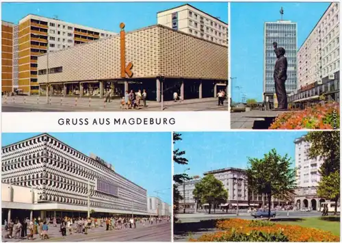 Magdeburg Kinderkaufhaus,Denkmal,Centrum-Warenhaus,Pick-Allee/Guericke-Str 1975