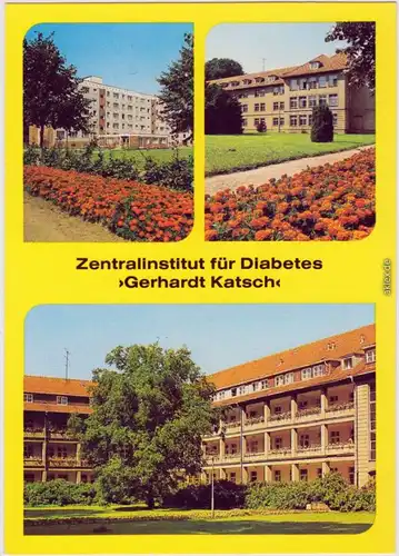 Karlsburg (Vorpommern) Zentralinstitut für Diabetes "Gerhardt Katsch" 1981