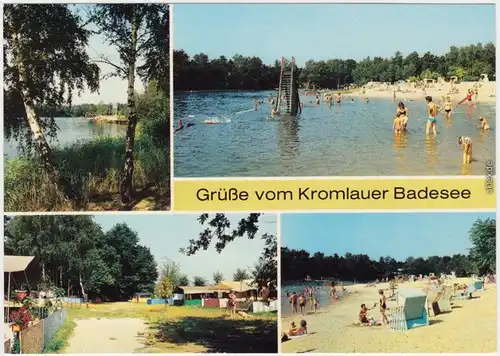 Kromlau Gablenz (Oberlausitz) Kromola Jabłońc  Campingplatz b Bad Muskau 1988