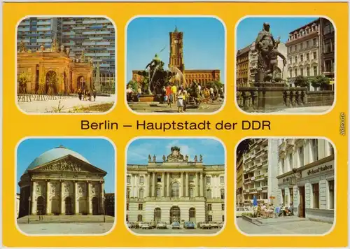 Berlin Spittelkolonnaden,  Bebelplatz, Alt-Cöllner Schankstuben 1982