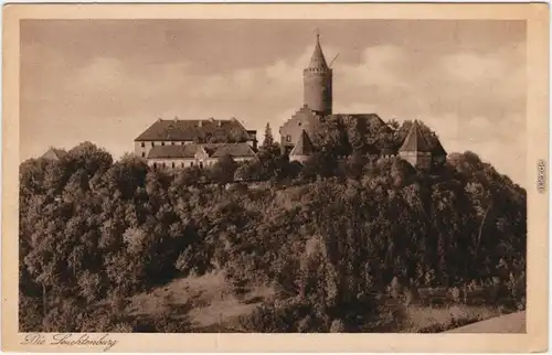 Seitenroda Burg Leuchtenburg Ansichtskarte 1923
