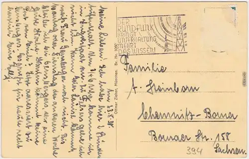 Ansichtskarte  München Karlsplatz - belebt 1930