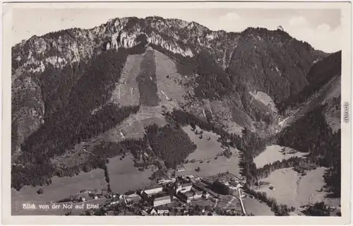 Foto Ansichtskarte Linderhof Ettal Panorama-Ansichten 1932