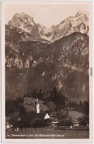 Foto Ansichtskarte Oberaudorf Die Stadt am Inn  Ellmauer-Halt (2344 m) 1930