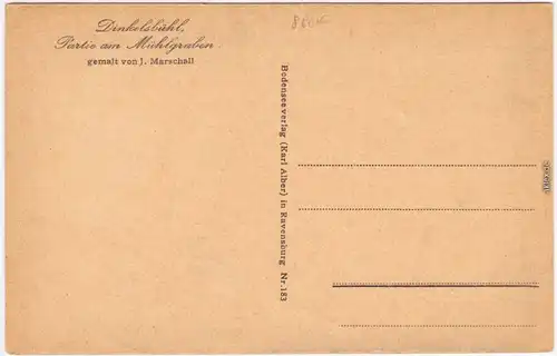 Dinkelsbühl Partie am Mühlgraben 1928