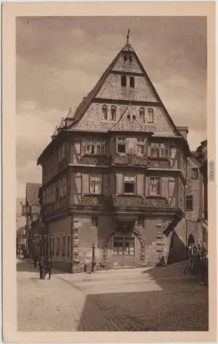 Ansichtskarte Miltenberg (Main) Hotel zum Riesen 1928